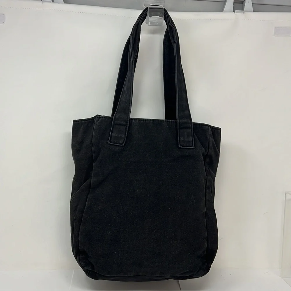 Marc Jacobs 1990’s Black Denim Cotton Shoulder Tote Bag
